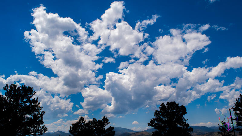 Beautiful clouds over Lookout Mountain